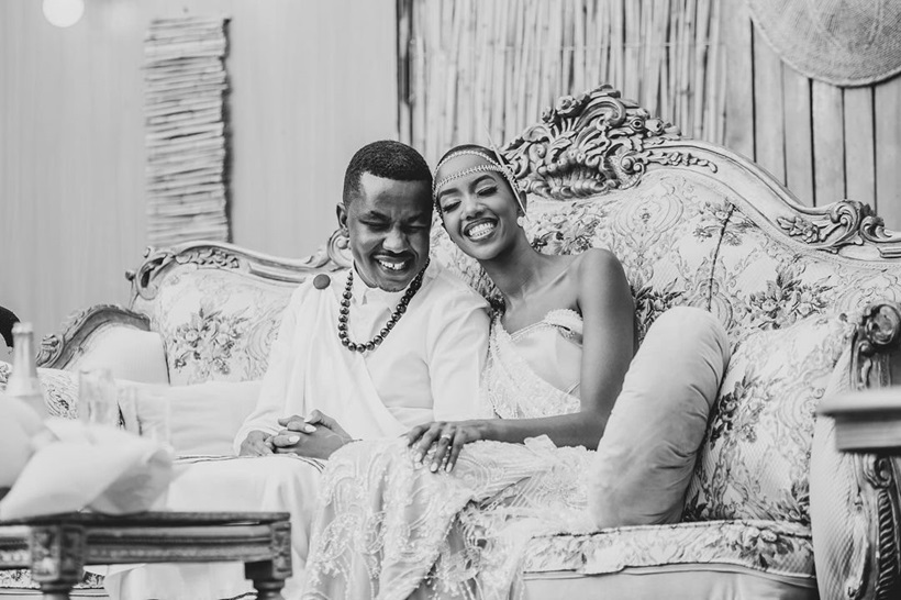 Iradukunda Elsa yishimiye umwaka ushize arushinze na Prince Kid-AMAFOTO
