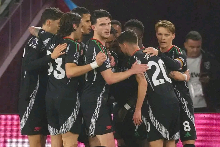 Premier League: Arsenal yanyagiye West Ham United ihita ifata umwanya wa kabiri