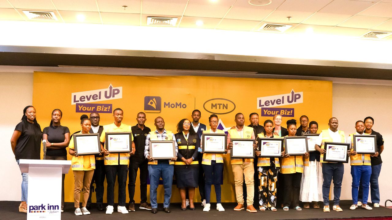 MTN Rwanda and Inkomoko Award Top Entrepreneurs in Level Up Your Biz Initiative