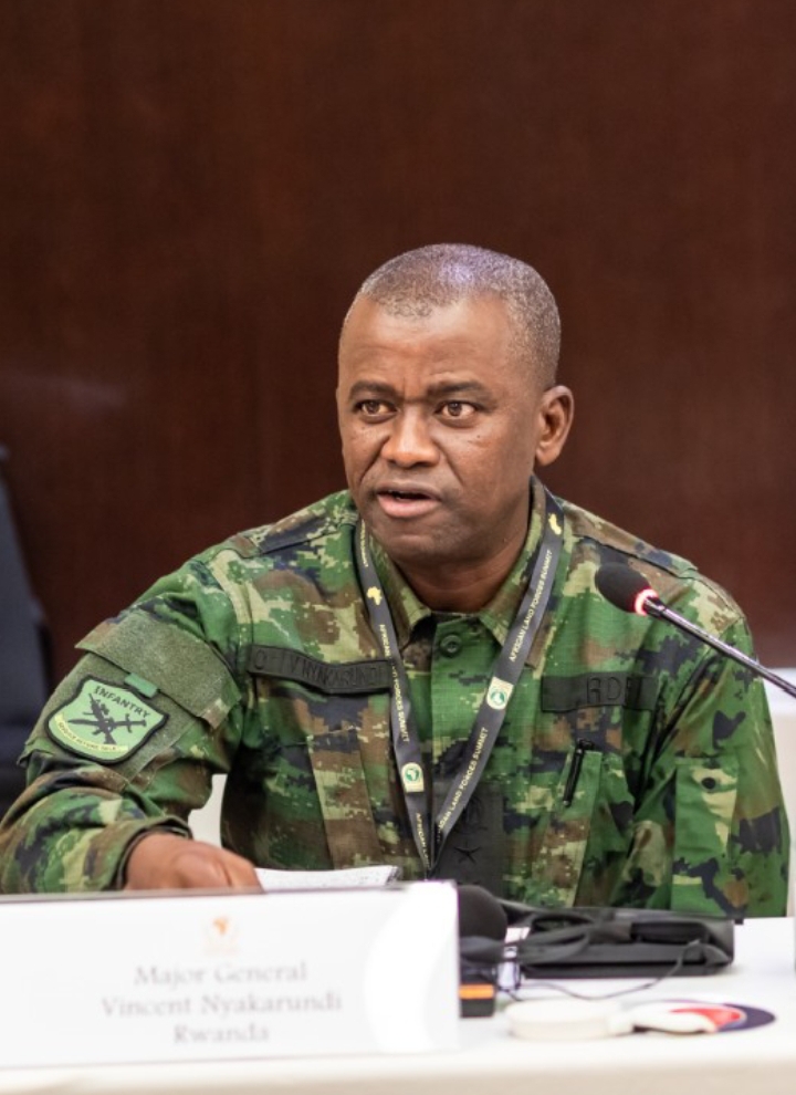 Maj Gen Vincent Nyakarundi yitabiriye Inama y'ingabo zirwanira ku butaka muri Afurika