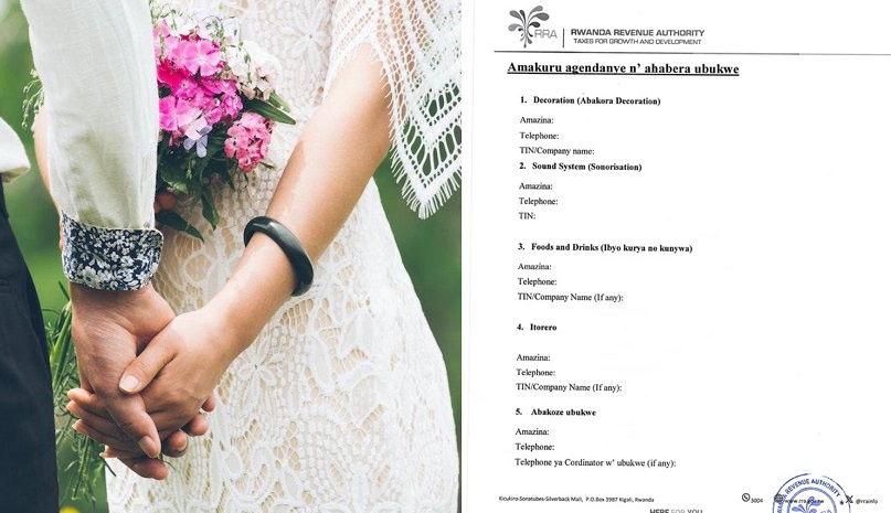 Buri wese utanga serivisi azawutanga? Umucyo ku misoro yo mu bukwe yavugishije benshi