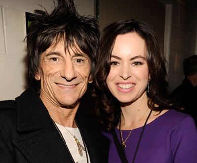 Ronnie Wood na Sally Humphrey bambikanye impeta