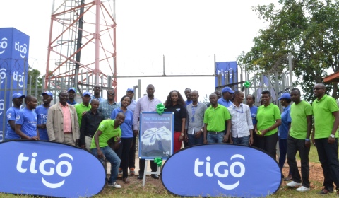 Tigo Rwanda TIGO yagejeje iminara y'itumanaho i Nyaruteja mu Karere ka Gisag ...